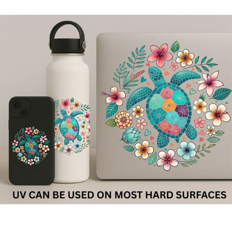 Hard surfaces transfer application