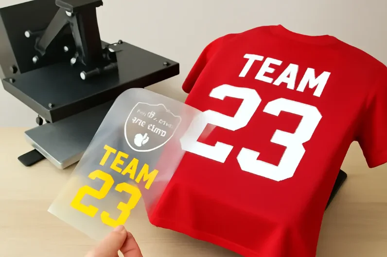 Sportswear transfer application